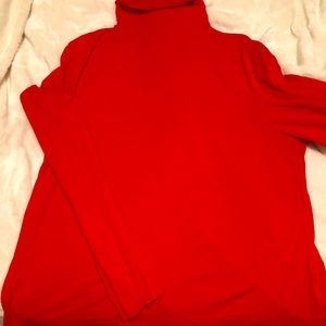 Red gap turtleneck